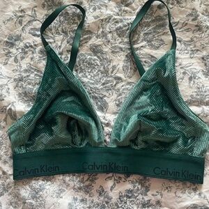Calvin Klein Velvet Bralette